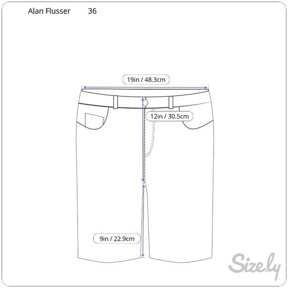 Alan Flusser Golf Men's Shorts Size 36 Navy Blue Pleated Front - Picture 4 of 4